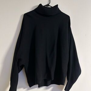 Old Navy Black Ribbed Sweater